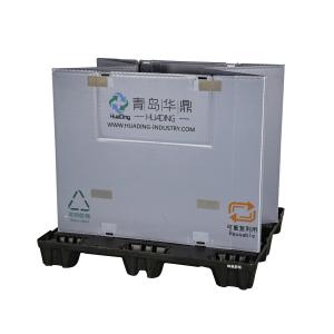 Buy cheap automotive parts packaging market Custom Plastic Stacking foldable coaming box with pallet packaging automotive industry from wholesalers