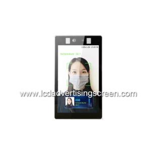 Floor Stand Face Recognition Digital Advertising Equipment Body Temperature