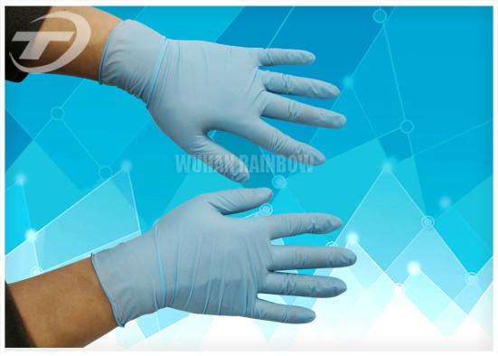100% Industrial Exam Grade Medical Disposable Gloves , Nitrile Gloves Food Safe