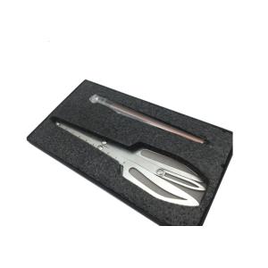 Buy cheap Permanent Makeup Stainless Steel Eyebrow Shaping Tool Silver Ratio / Mean Caliper Divider Microblading Accessories from wholesalers