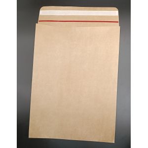 Buy cheap Self-Adhesive Brown Kraft Pointed Bottom Bags Durable Eco-Friendly Food-Safe Thick Recycled Material from wholesalers