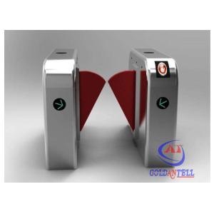 Buy cheap Slide Gate Flap Barrier Turnstile Retractable Wings With Face Recognition System from wholesalers
