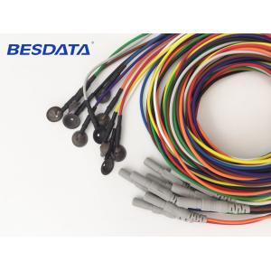 Buy cheap 10/8 mm Cup EEG Electrodes Cables For Portable EEG Medical Equipment from wholesalers