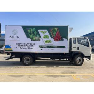 10 Tons Carry Capacity LHD RHD HOWO Freezer Truck With 6m Box