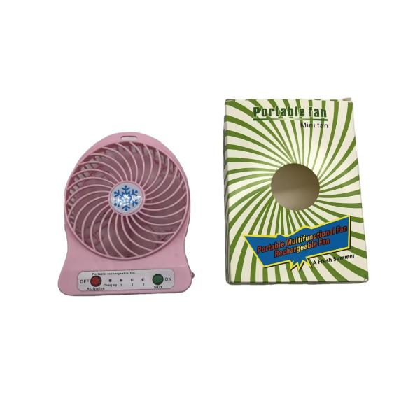 Quality Plastic Handheld Mini Portable Fans Three Wind Speed Mini Usb Rechargeable Wearable Fans for sale