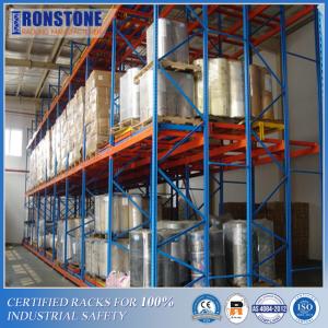 Buy cheap Fast Picking Process Push Back Racking System With Extended Lifespan from wholesalers