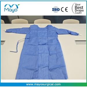 Buy cheap EN 13795 Compliant Sterile Surgical Gown with Ultrasonic Seam and Knitted Cuffs from wholesalers