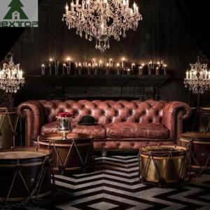 Customization Pub Table Chairs Combination Metal Leisure Drinks Table Fabric