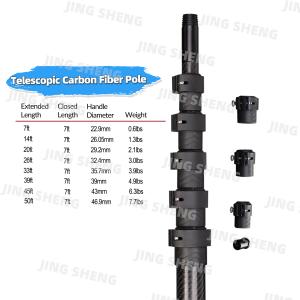 Buy cheap High Flexuralstrength Carbon Fiber Pole OEM Offering Customization Options for Specialized Requirements from wholesalers