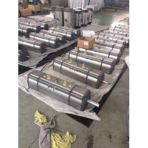 Buy cheap 3 Position Pneumatic Rotary Valve Actuator Rack And Pinion 3 Way Valve Actuator from wholesalers