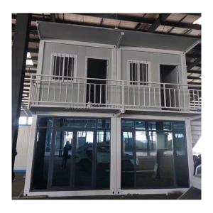 Buy cheap Galvanized Steel Square Tubes Main Structure Customized Color 20ft Container House Prefabricated Temporary Office/Shop/Villa from wholesalers
