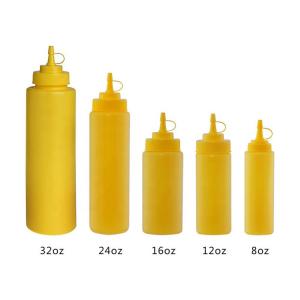 2in Dia 8 Oz 24oz Plastic Seasoning Bottle For Salad Dressing ODM