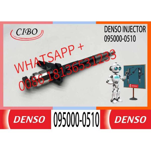 Quality Fuel Injector for diesel Engine Conditions 095000-0510 16600-8H800 New Common Rail Fuel Injector Excavator Parts for sale