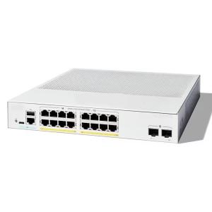 Buy cheap 16-Port POE Switch C1300-16FP-2G GE c1300 Series with SNMP Function and 1 GB DDR4 DRAM from wholesalers