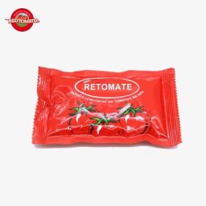 Buy cheap 36g Flat Sachet Tomato Paste Double Concentrated For Convenient Storage from wholesalers