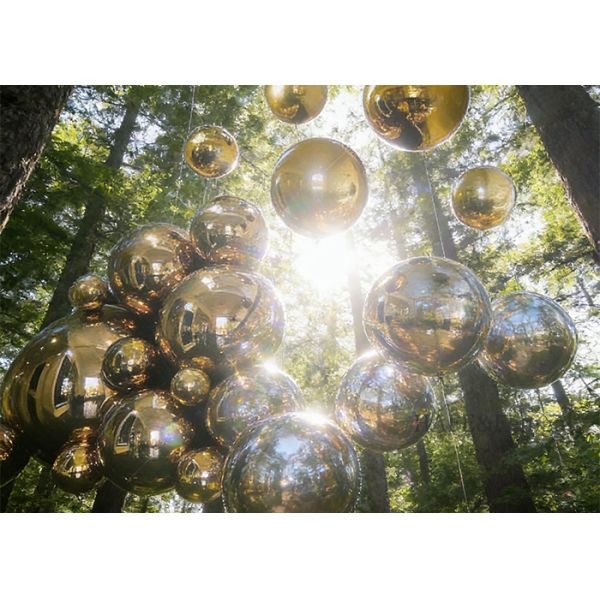 Inflatable PVC Mirror-Finish Sparkling Balls Suitable For Decorating Event