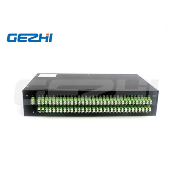 1U 19" Rack Mount 1x128 Fiber Optic PLC Splitter Fiber Coupler