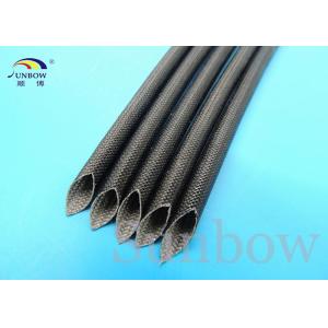 Buy cheap Silicone Fiberglass Sleeving High Temperature 8mm Black from wholesalers