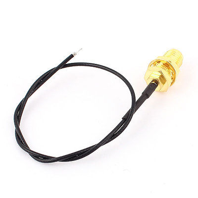 RF1.37 IPEX to RP-SMA-K Antenna WiFi Pigtail Cable 20cm