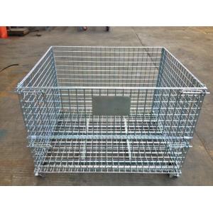 Buy cheap Stackable Wire Mesh Pallet Cage from wholesalers