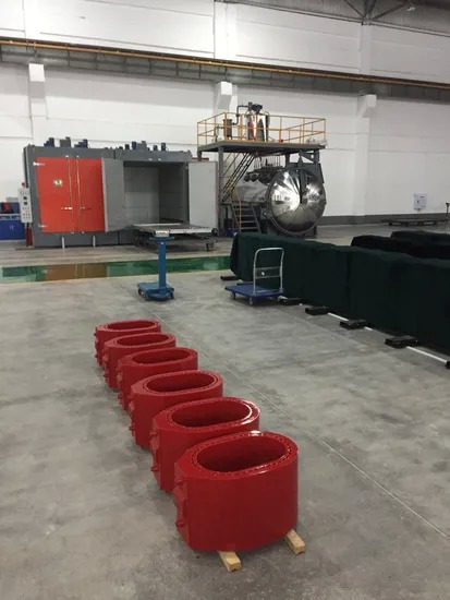 Buy cheap Single Station APG Clamping Machine with 22t Clamp Force 1000X1000mm Plate and 250X1650mm Stroke for Epoxy Resin Processing from wholesalers