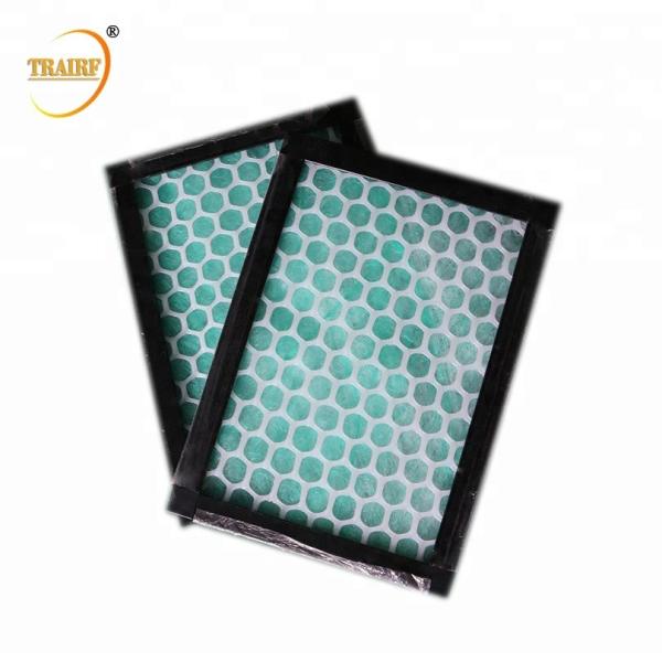 Quality Large Air Flow Panel Paint Stop Spray Booth Fiberglass Air Filter 1μM for sale