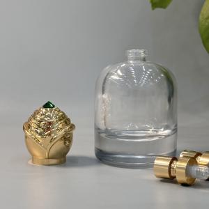 Buy cheap Custom Diamond Zamak Perfume Caps High-grade Zinc Alloy for Elegant Fragrance Packaging from wholesalers