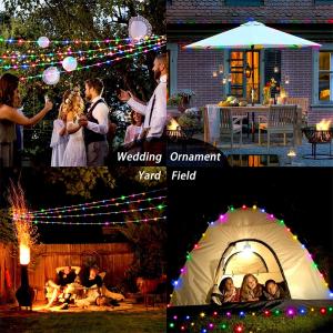 Buy cheap Ultra Bright 24V Solar LED String Lights 8 Modes Fairy Lamp Outdoor Decoration from wholesalers