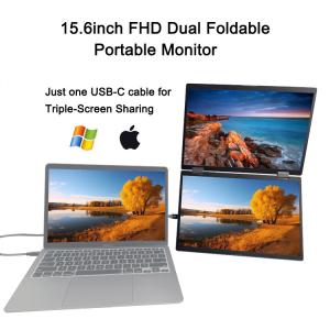 60Hz Refresh Rate Portable Monitor Dual Screen with Mini HDMI Connectivity