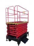 Buy cheap 1.5Kw 9 Meters Hydraulic Mobile Boom Lift for Painting, Cleaning from wholesalers