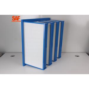 F7 High Flow Custom Air Filters V Bank / Cell ABS Plastic Frame Fiberglass