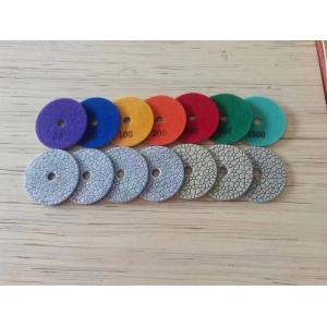 Granite Marble Diamond Resin Polishing Pad Sandpaper Wet White Buff 3 Step Pad