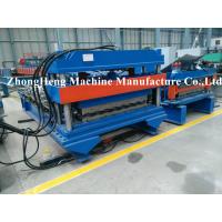 Buy cheap Step double layer Glazed Tile Roll Forming Machine with HMI PLC Control product