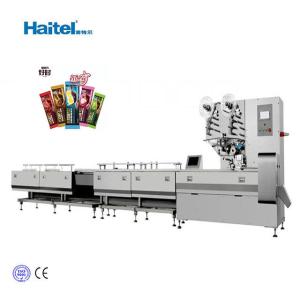 Buy cheap Multi-servo feed processing machine Horizontal chocolate Candy Bar flow Packing Machine from wholesalers