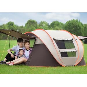 Buy cheap Breathable Panoramic Screen Window Green 190T PU Coated Polyester Pop Up Camping Tent for Outdoor Activities from wholesalers