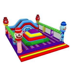 Buy cheap Square Shape Inflatable Sports Games Monsters Themed Soft Air Mountain With Big Slide Inside from wholesalers
