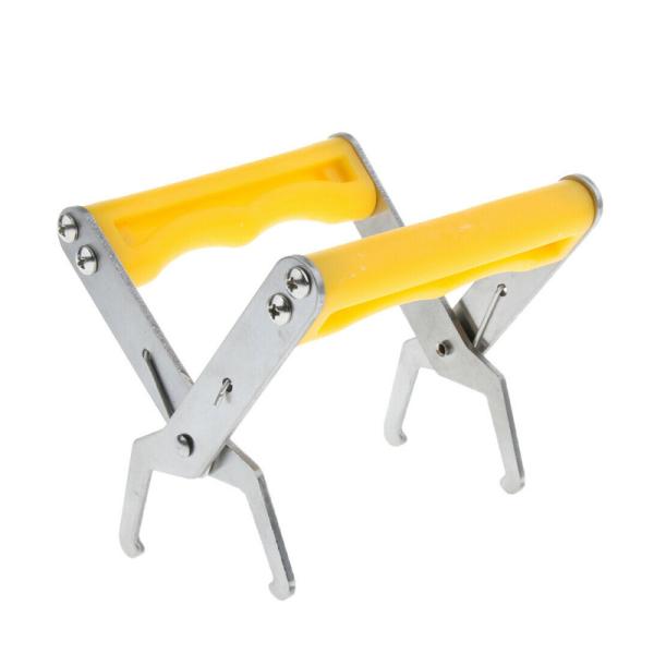 Quality Durable Apiculture Beehive Tools Yellow Beekeeping Frame Grip With Plastic Handle for sale