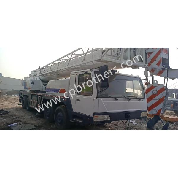 Quality 2010 Zoomlion 50ton Used Truck Crane for Hydraulic Construction Machinery in White for sale