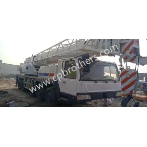 Buy cheap 2010 Zoomlion 50ton Used Truck Crane for Hydraulic Construction Machinery in White from wholesalers