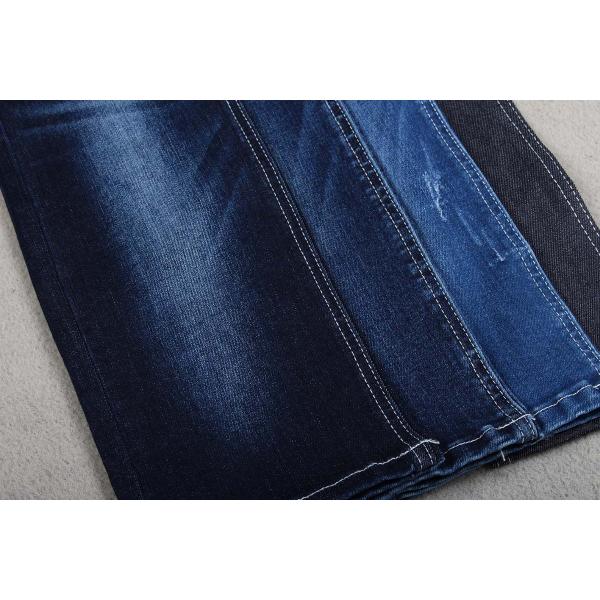 10oz 2% High Stretch Denim Fabric Slub Dark Blue 3/1 Right Hand Twill Weave