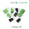 Buy cheap 6.35mm / 0.25" PCB Screw Terminal Block Connector 2-pin 3-pin Jointable from wholesalers