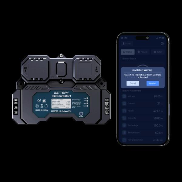 Quality RECS Golf Cart Battery Monitoring Module Bluetooth WiFi 4G RS485 With Attached App for sale