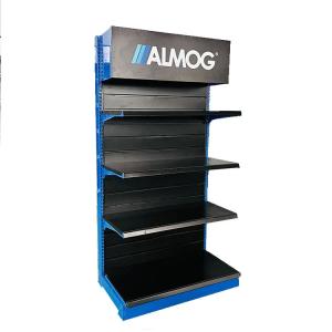 Buy cheap Factory Customized Color Size Logo black electrical display rack presentation fair shelves fishing display rack for showroom from wholesalers