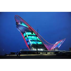 Outdoor HD dustproof LED transparent grid grille screen outdoor quick to install