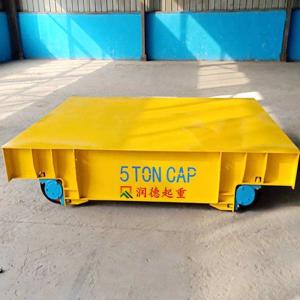 Buy cheap 50Ton Electric Transfer Cart Material Handling Trolley Motorized High Efficiency from wholesalers