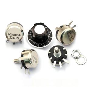 WX110(010) 1W Singleturn Wound Potentiometer High Precision Adjustable Knob
