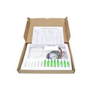 Buy cheap 1*8 Optical Fiber Optic Splitter Singlemode Blockless SC/APC Customized Pigtail Length from wholesalers