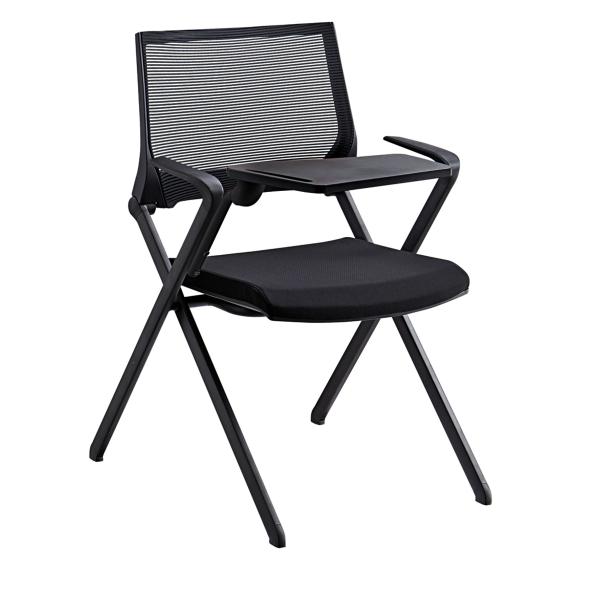Quality Low Back Office Training Chairs With Writing Tablet Compact Design for sale