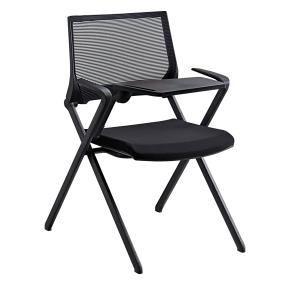Buy cheap Low Back Office Training Chairs With Writing Tablet Compact Design from wholesalers