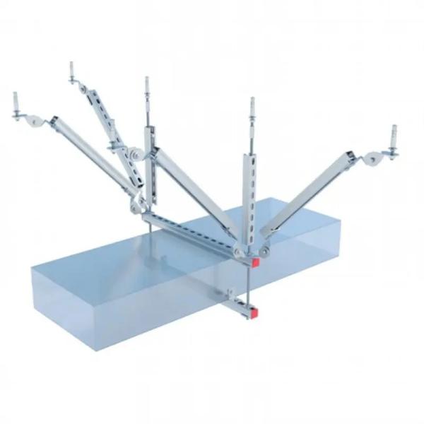 Buy cheap Earthquake Longitudinal Seismic Bracing Bracket Galvanized ISO9001 from wholesalers